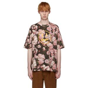 NWOT Drew House Painted Mascot T-Shirt, Floral Roses, Large